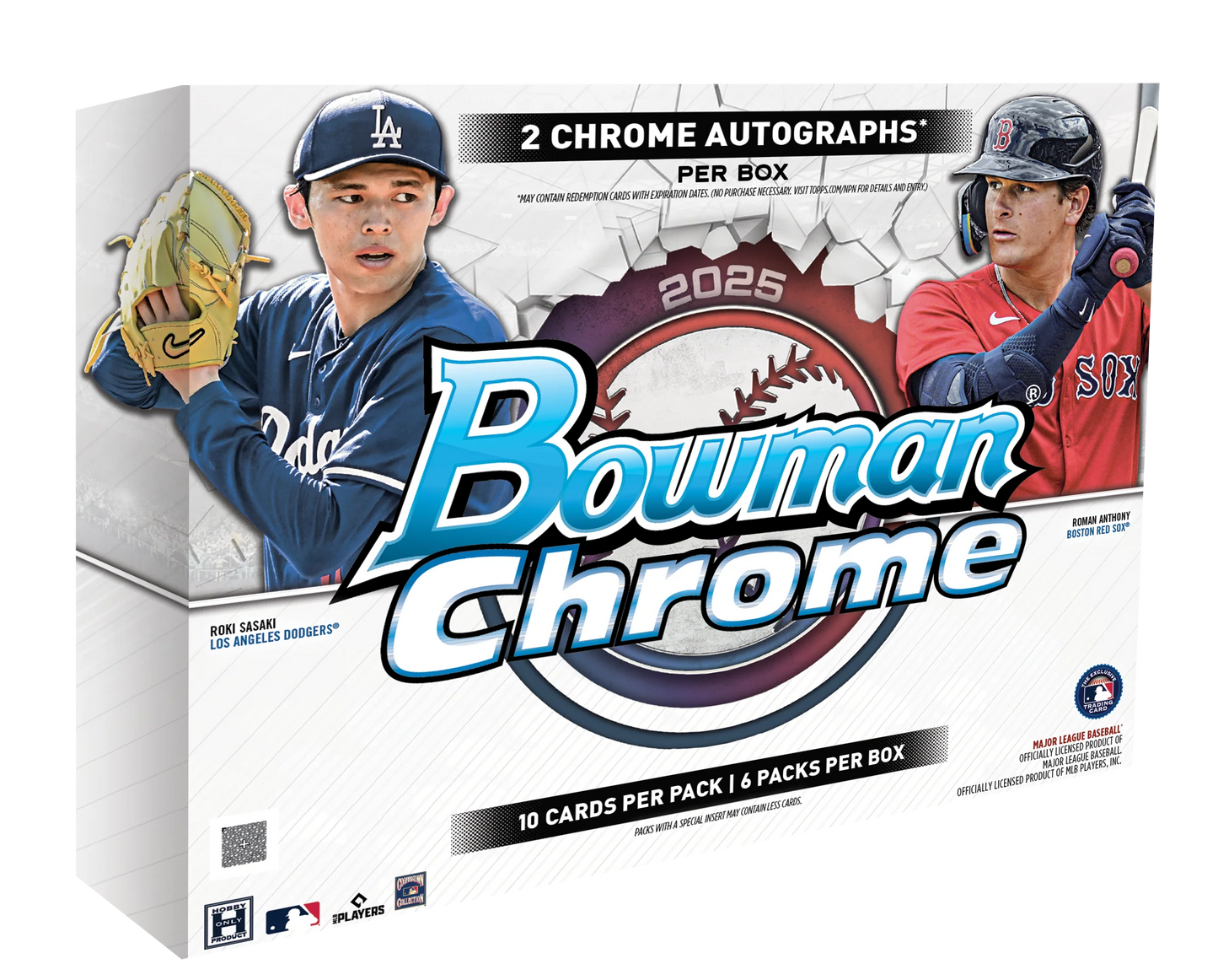 2025 Topps Bowman Chrome MLB Baseball Hobby Box