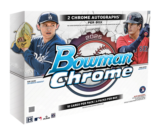 2025 Topps Bowman Chrome MLB Baseball Hobby Box