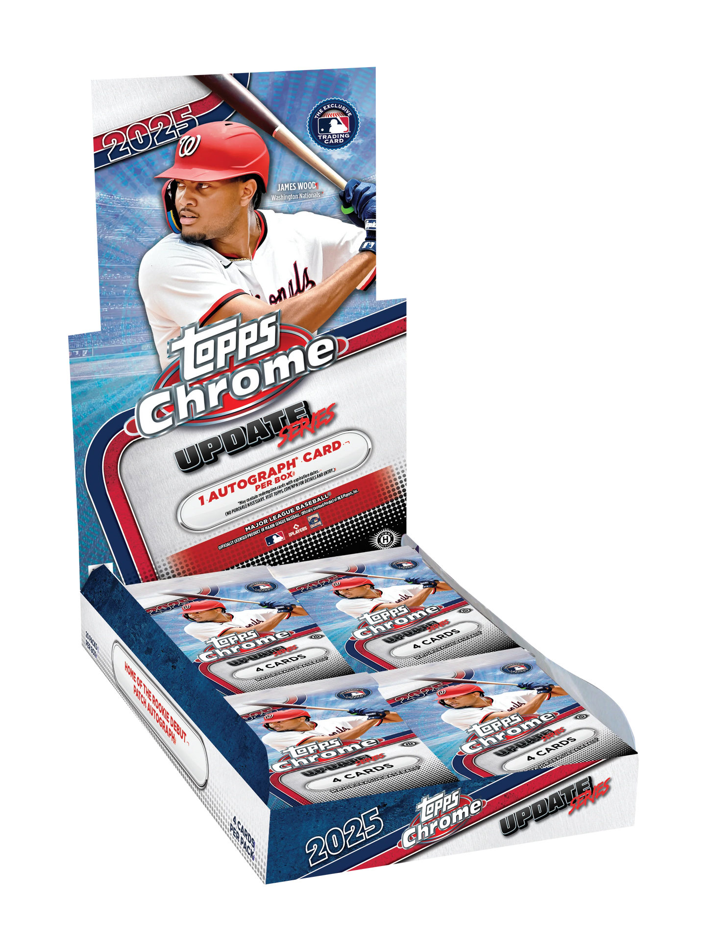 2025 Topps Chrome Update MLB Baseball Hobby Box