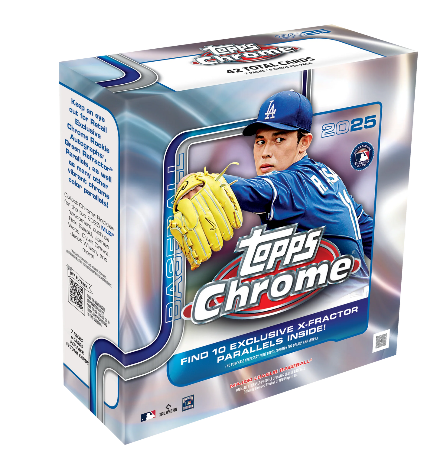 2025 Topps Chrome MLB Baseball Mega Box