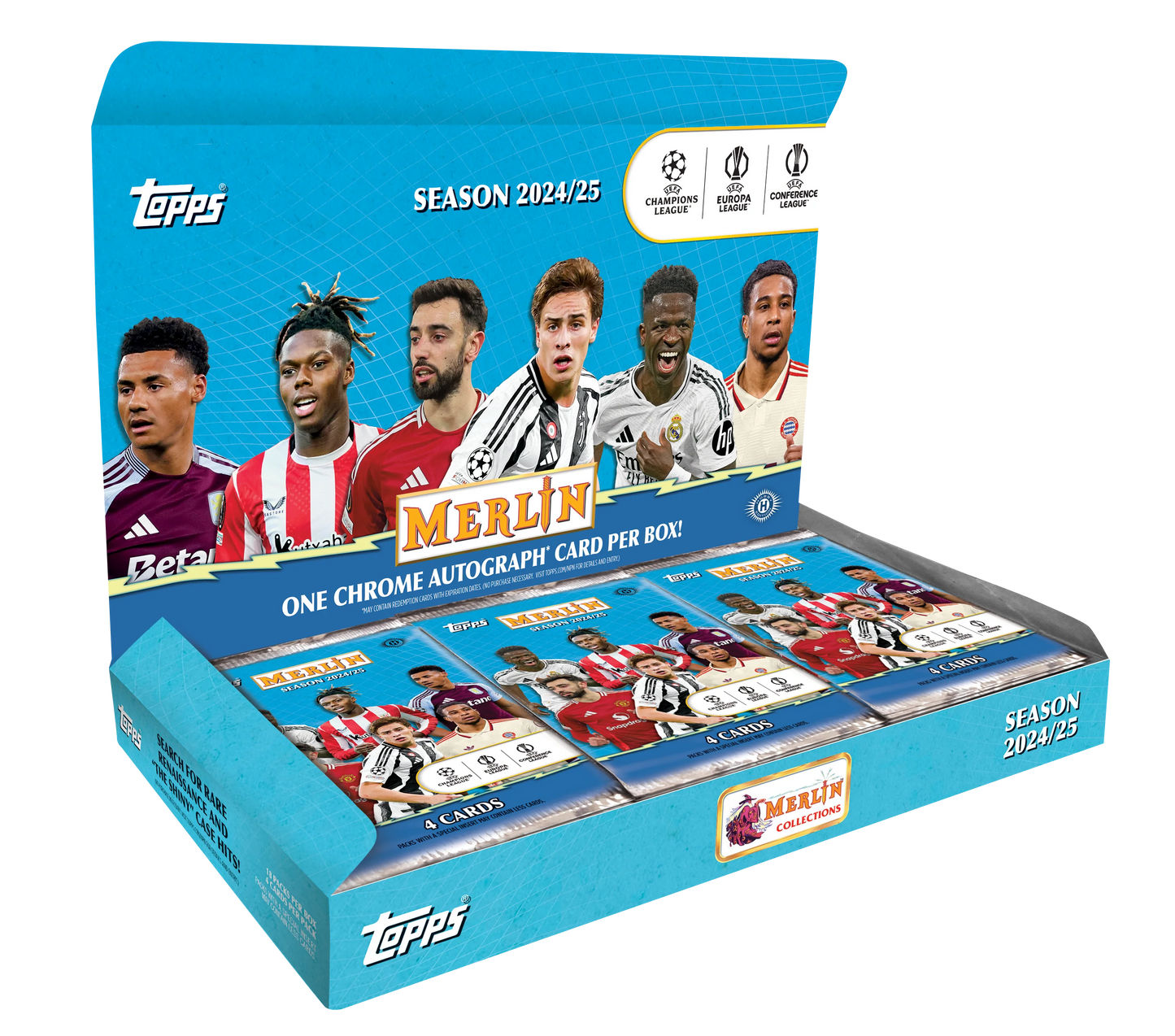 2024-25 Topps Merlin UEFA Club Competitions Hobby Box