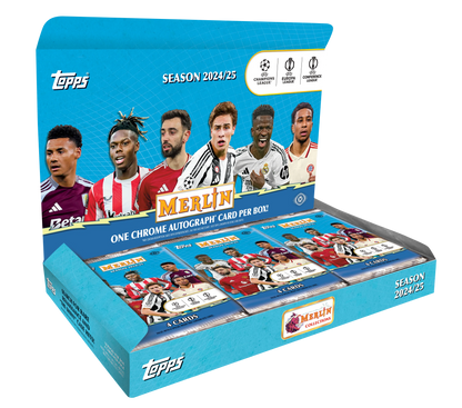 2024-25 Topps Merlin UEFA Club Competitions Hobby Box