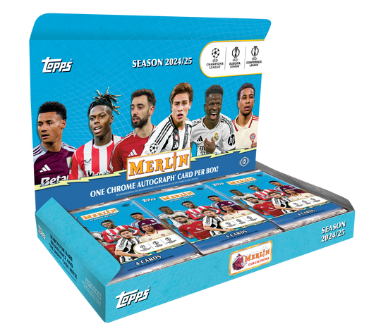 2024-25 Topps Merlin UEFA Club Competitions Hobby Box