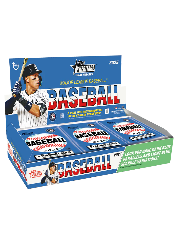 2025 Topps Heritage High Number MLB Baseball Hobby Box