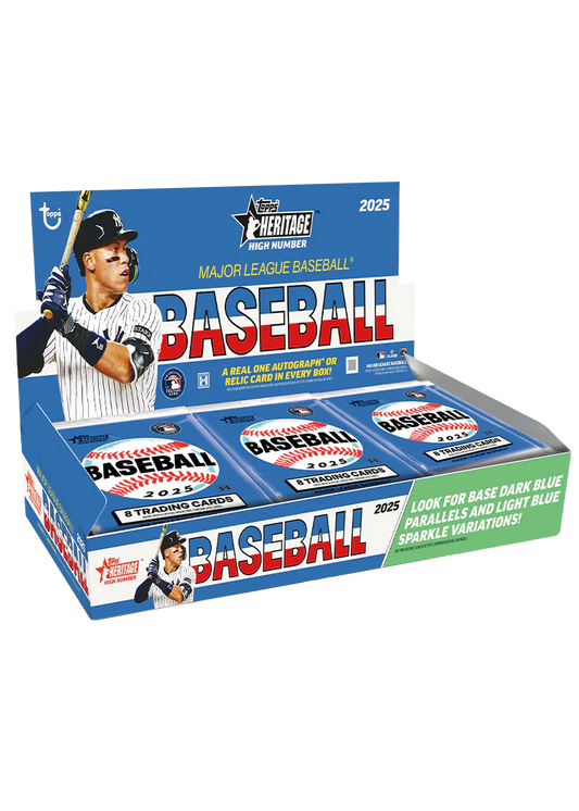 2025 Topps Heritage High Number MLB Baseball Hobby Box