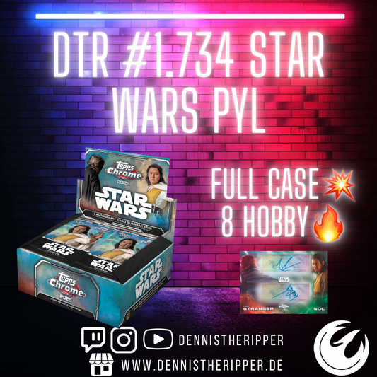 DTR #1734 Star Wars Chrome PYL Full Case Group Break