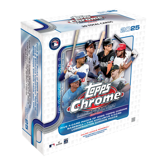 2025 Topps Chrome MLB Baseball Logofractor Box