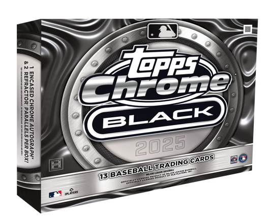 2025 Topps Chrome Black MLB Baseball Hobby Box