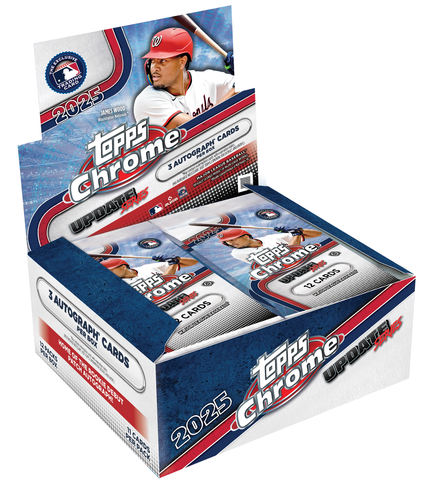 2025 Topps Chrome Update MLB Baseball Jumbo Box