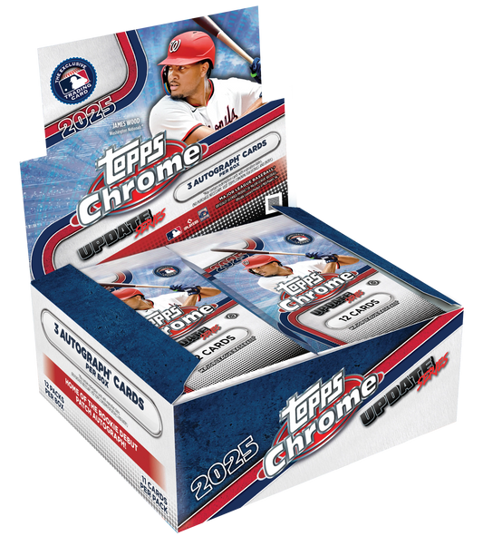 2025 Topps Chrome Update MLB Baseball Jumbo Box