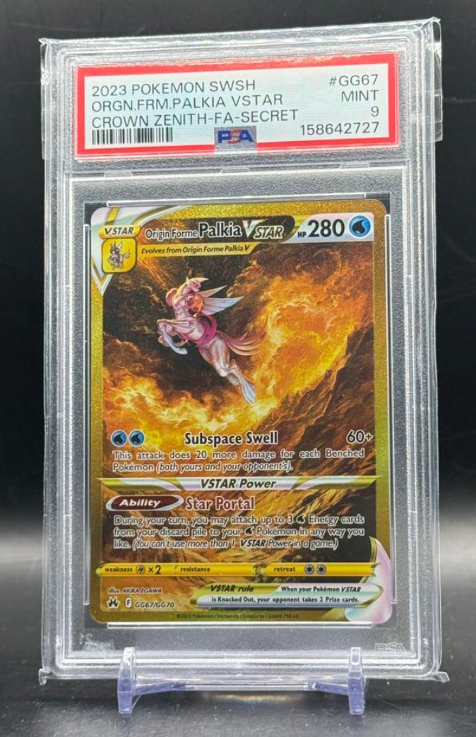Pokemon Origin Forme Palkia VSTAR (CRZ GG67) PSA 9 158642727