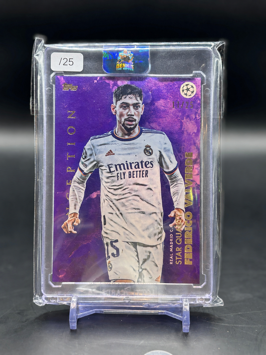 2021-22 Topps Inception UCC Frederico Valverde Real Madrid Purple 17/25