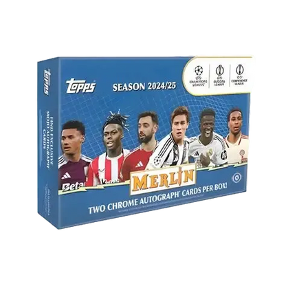 2024-25 Topps Merlin UEFA Club Competitions Breakers Delight Hobby Box