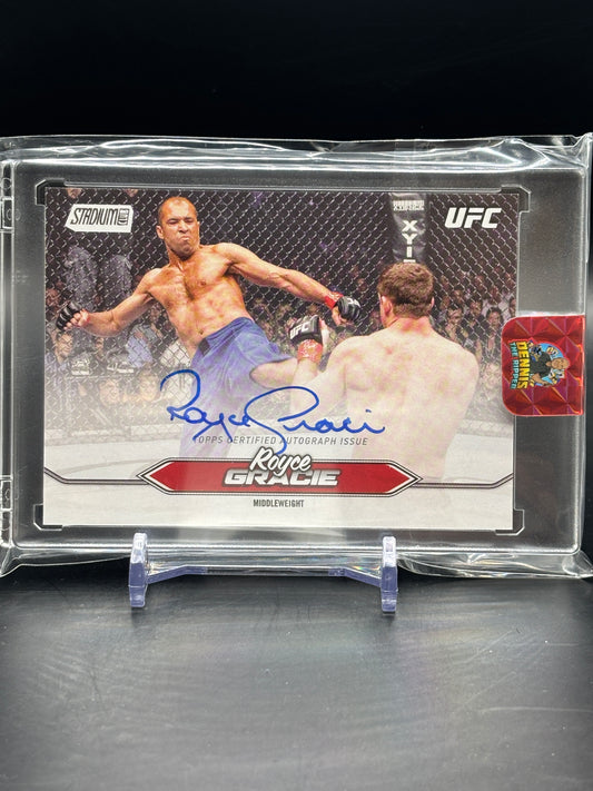 2025 Topps Stadium Club UFC Royce Gracie Autograph