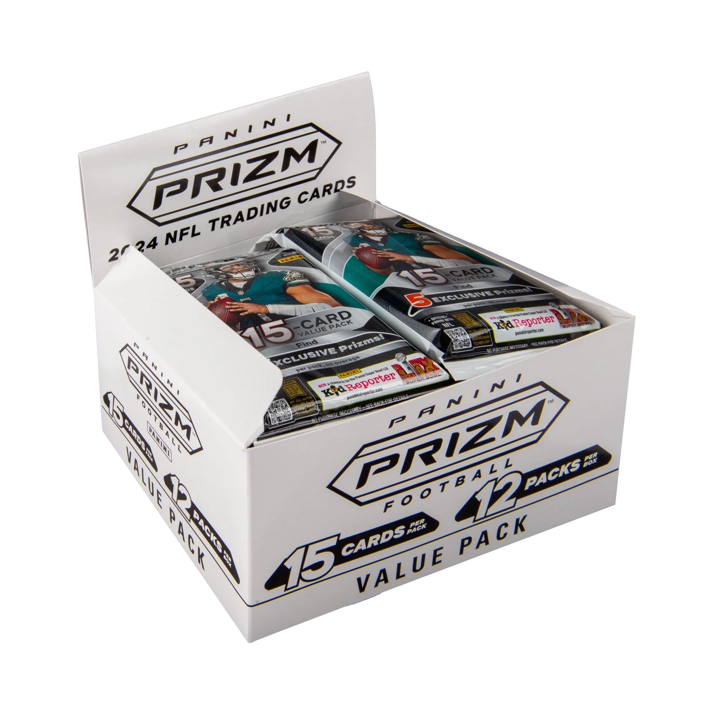 2024 Panini Prizm Football NFL Jumbo Value 12 Fat Pack Box