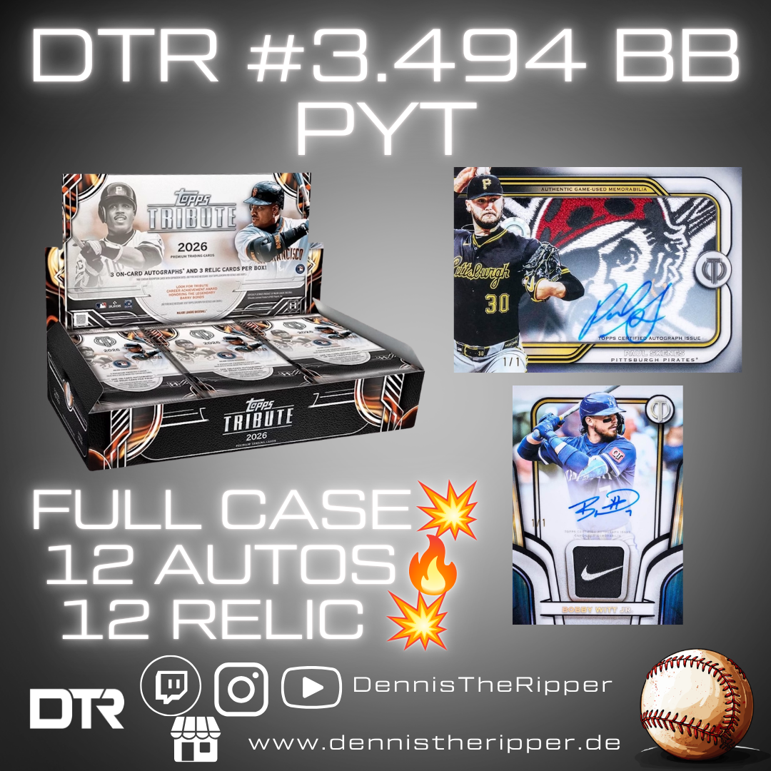 DTR #3494 BB Tribute Full Case PYT Group Break