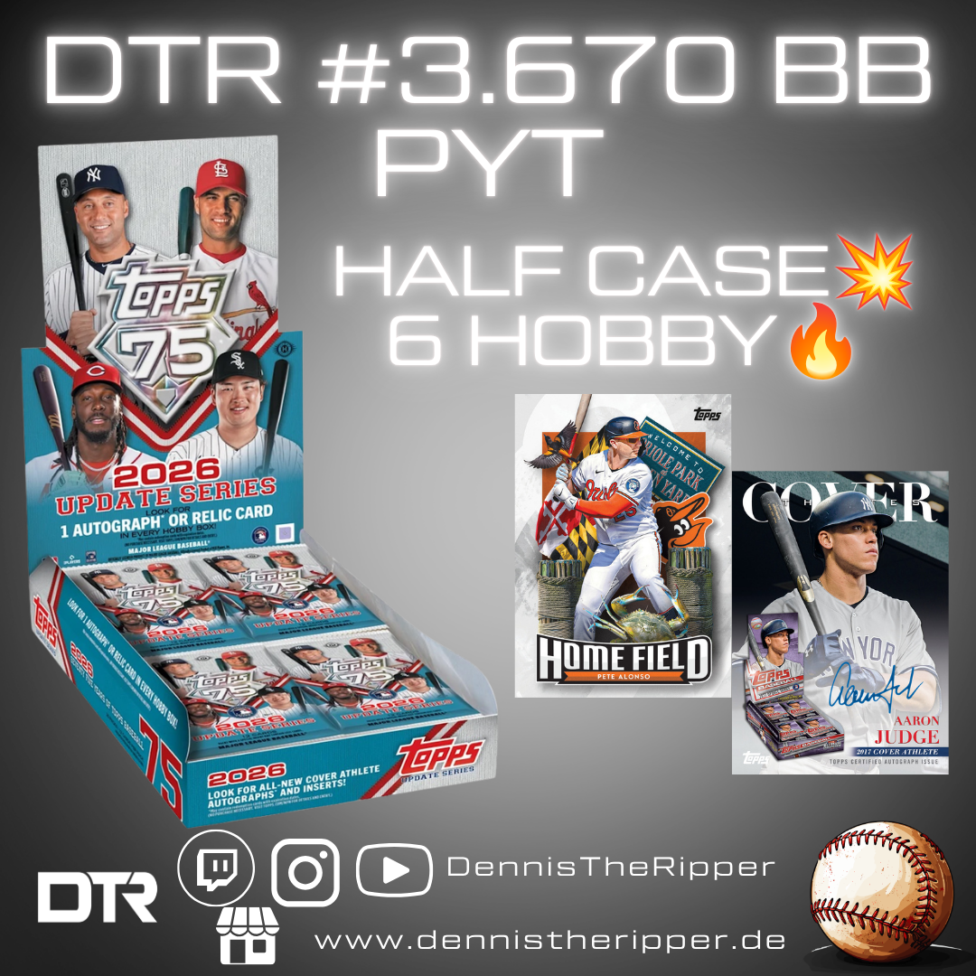 10% Filler GIGAFILLER! DTR #3670 BB Update Hobby Half Case PYT Group Break