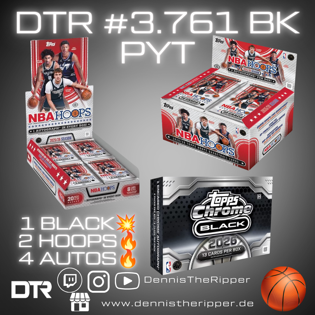 DTR #3760 BK Hoops x Chrome Black Hobby 3 Boxer PYT Group Break