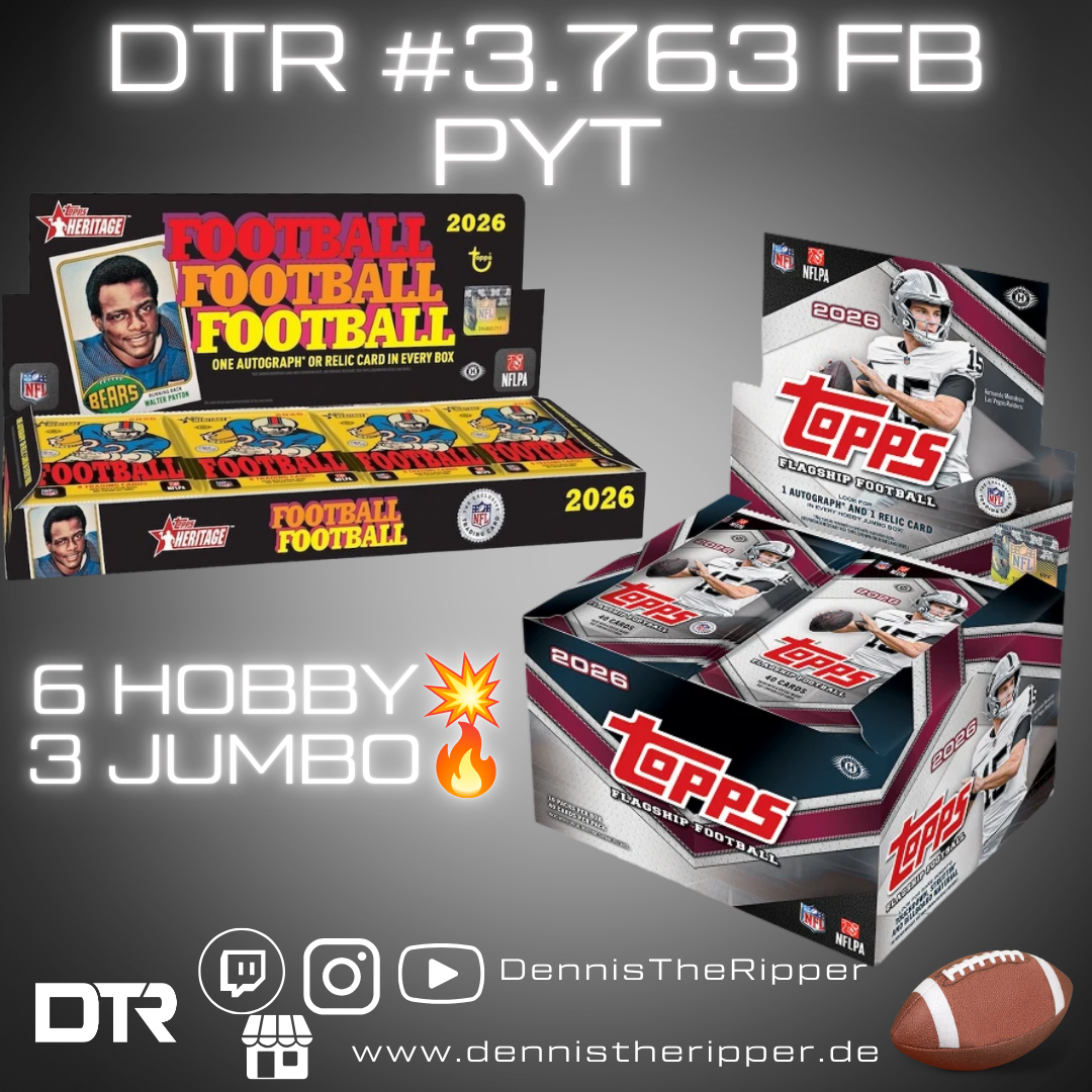 DTR #3763 FB Heritage x Flagship Jumbo Dual Half Case PYT Group Break