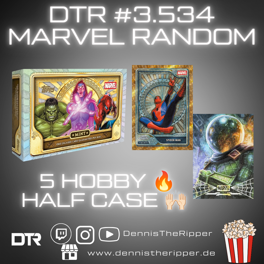10% Filler DTR #3534 Marvel Mint Half Case Random Letter Group Break