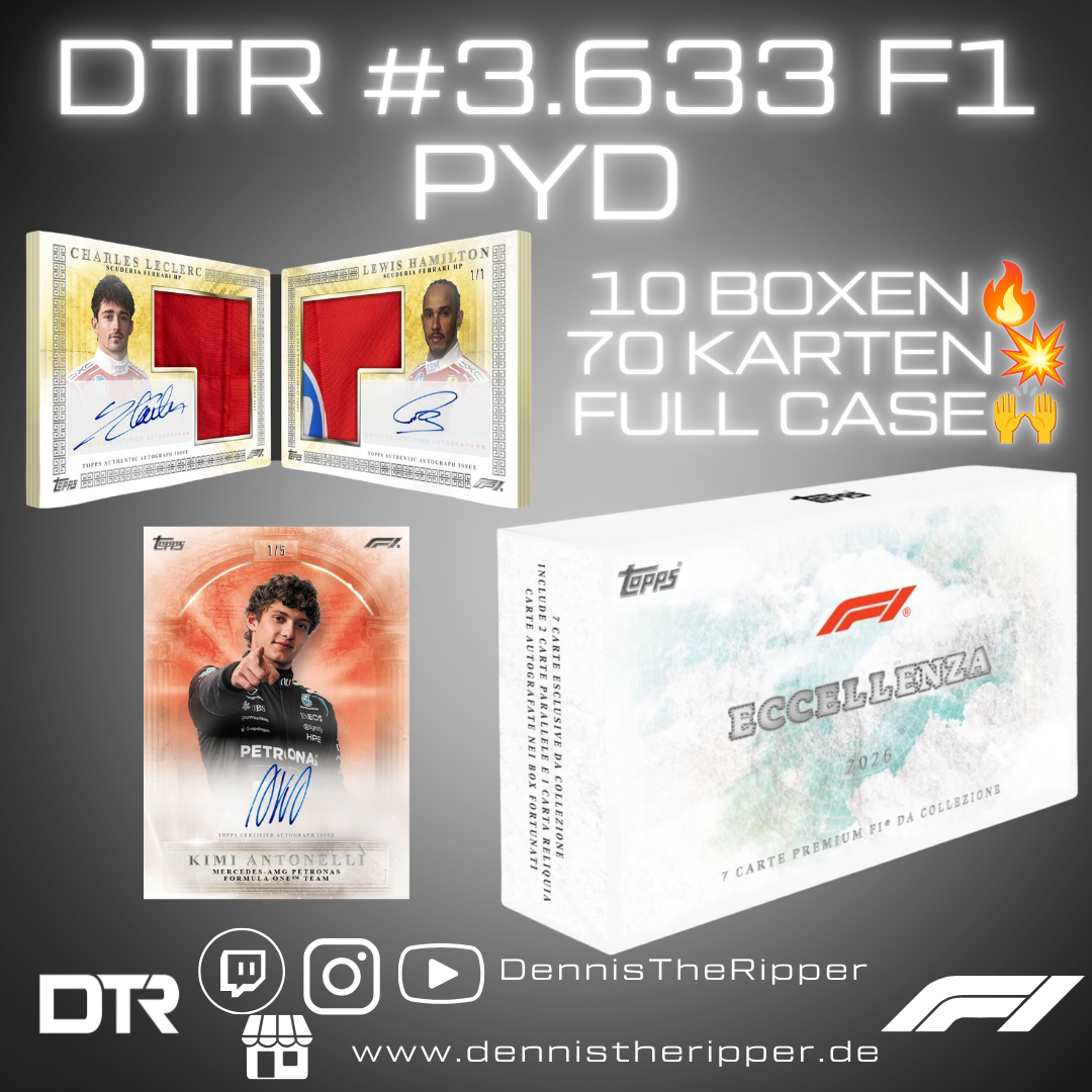 DTR #3633 F1 Eccellenza Full Case PYT/PYP Group Break