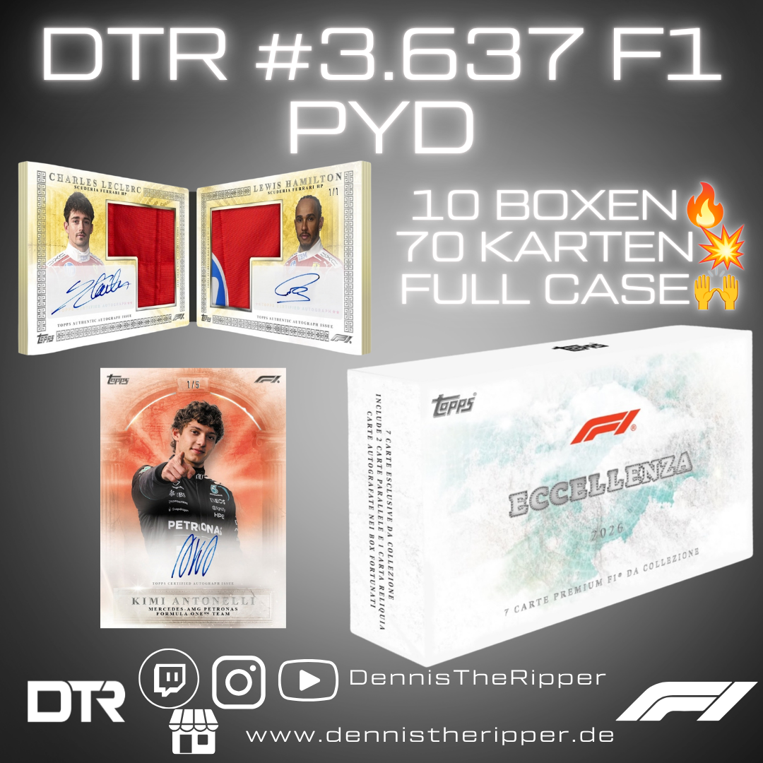 DTR #3637 F1 Eccellenza Full Case PYT/PYP Group Break