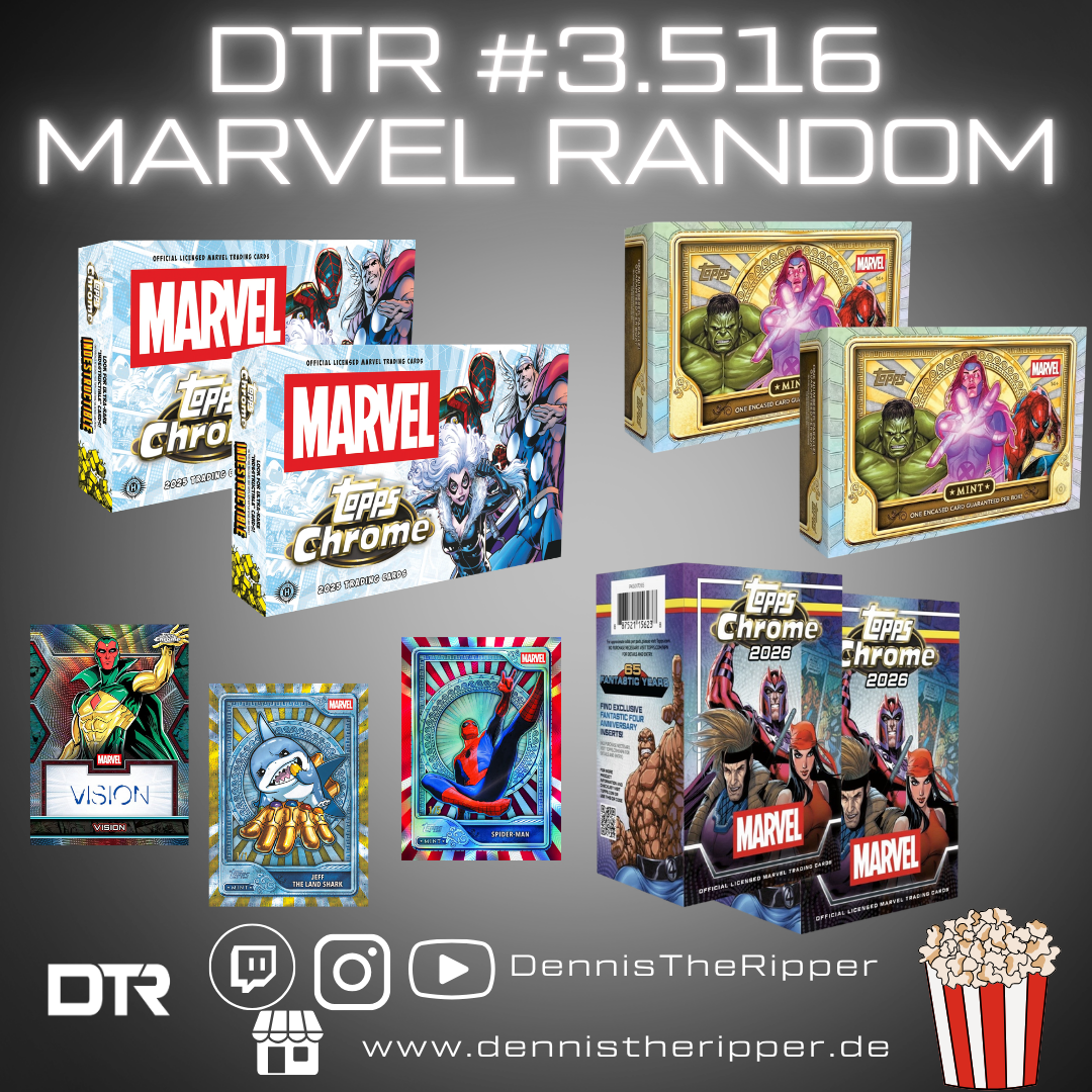 DTR #3516 Marvel Mint X Chrome 6 Boxer Random Letter Group Break
