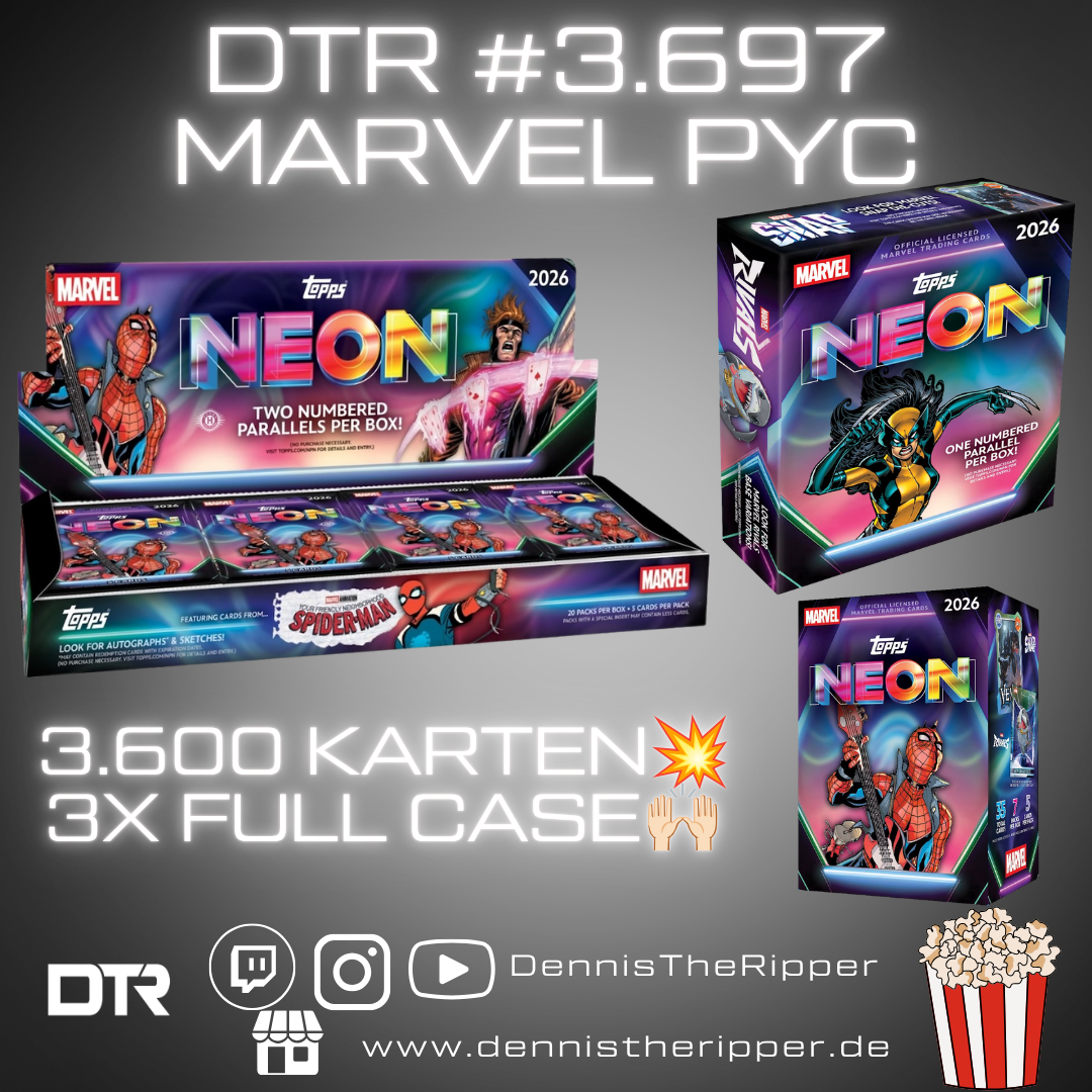 UltraMini 10 Filler 5 Sieger She-Hulk & Silk & X-23 DTR #3697 Marvel Neon Hobby x Mega x Value Triple Full Case PYT/PYP Group Break