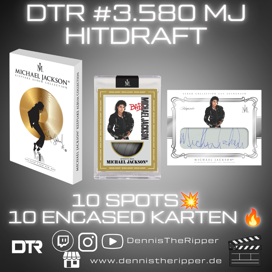 DTR #3580 Michael Jackson Spotlight Series Box Full Case Hit Draft Group Break
