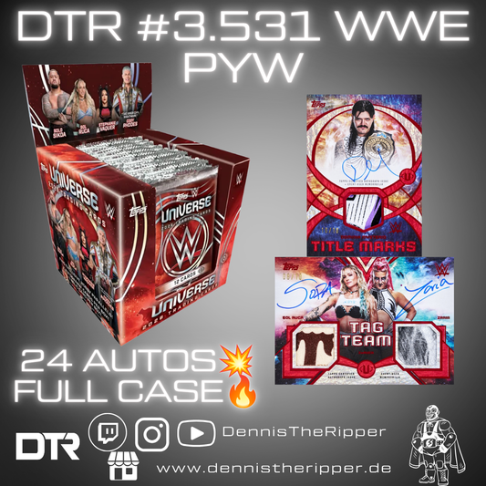 DTR #3531 WWE Universe Full Case PYT/PYP Group Break