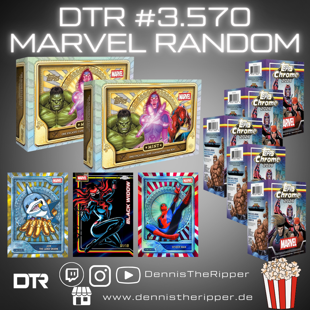 25% Filler DTR #3570 Marvel Mint X Chrome 7 Boxer Random Letter Group Break