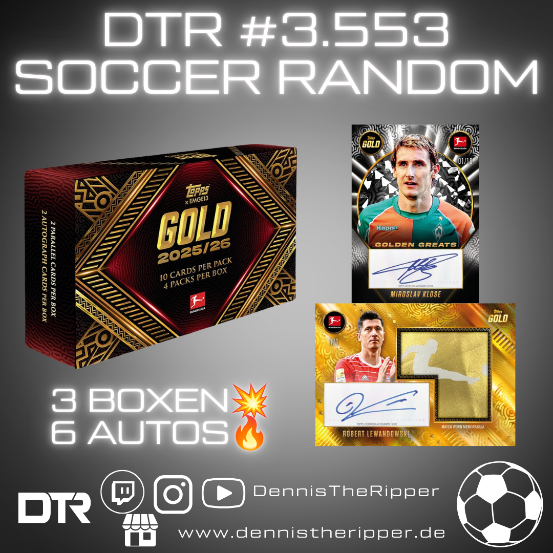 DTR #3553 Soccer Gold Bundesliga 3 Boxer Random Group Break