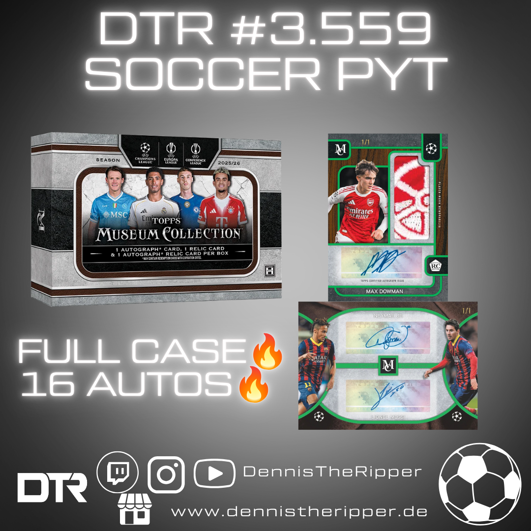 DTR #3559 Soccer UCC Museum Full Case PYT/PYP Group Break