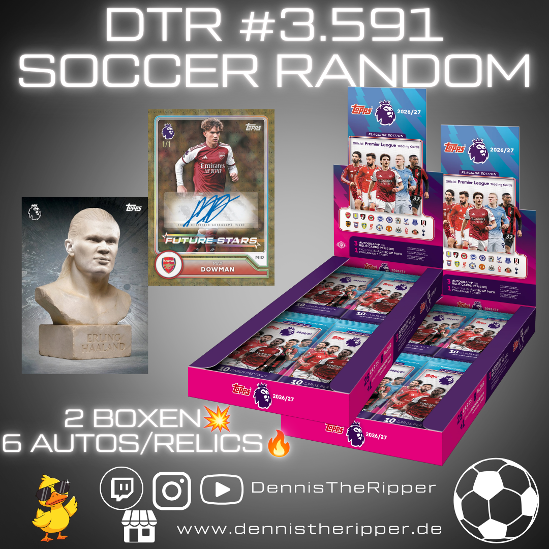 DTR #3591 Soccer PL Flagship 2 Boxer Random Group Break Free Spot 💥