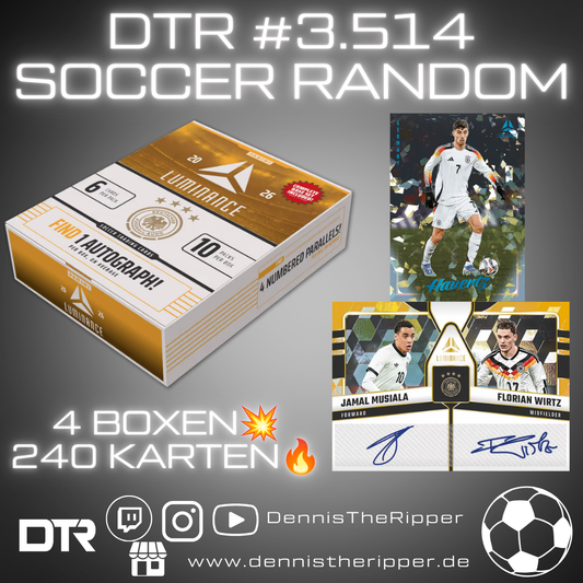 10% Filler DTR #3514 Soccer Luminance Germany 4 Boxer Random Group Break