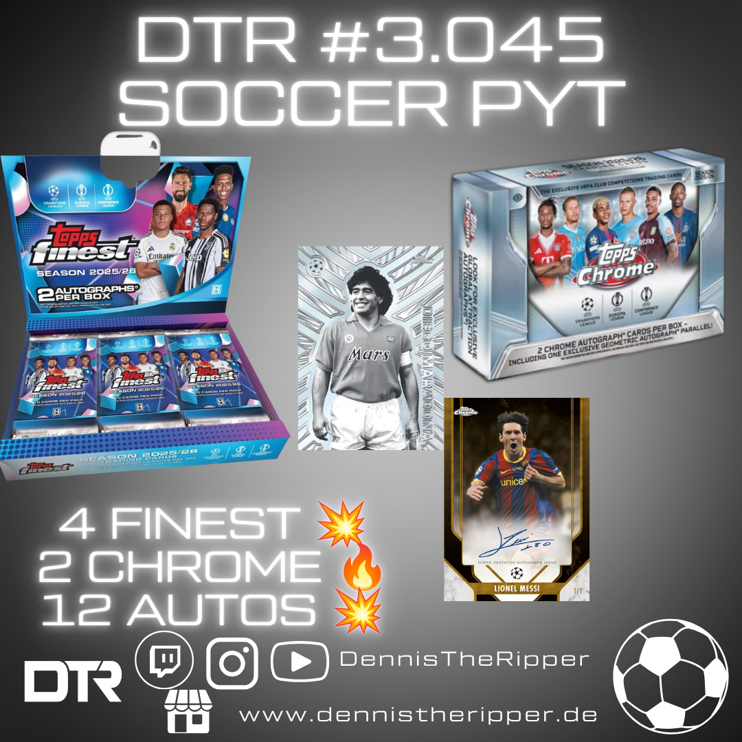 DTR #3045 Soccer Finest x Chrome 6 Boxer PYT Group Break