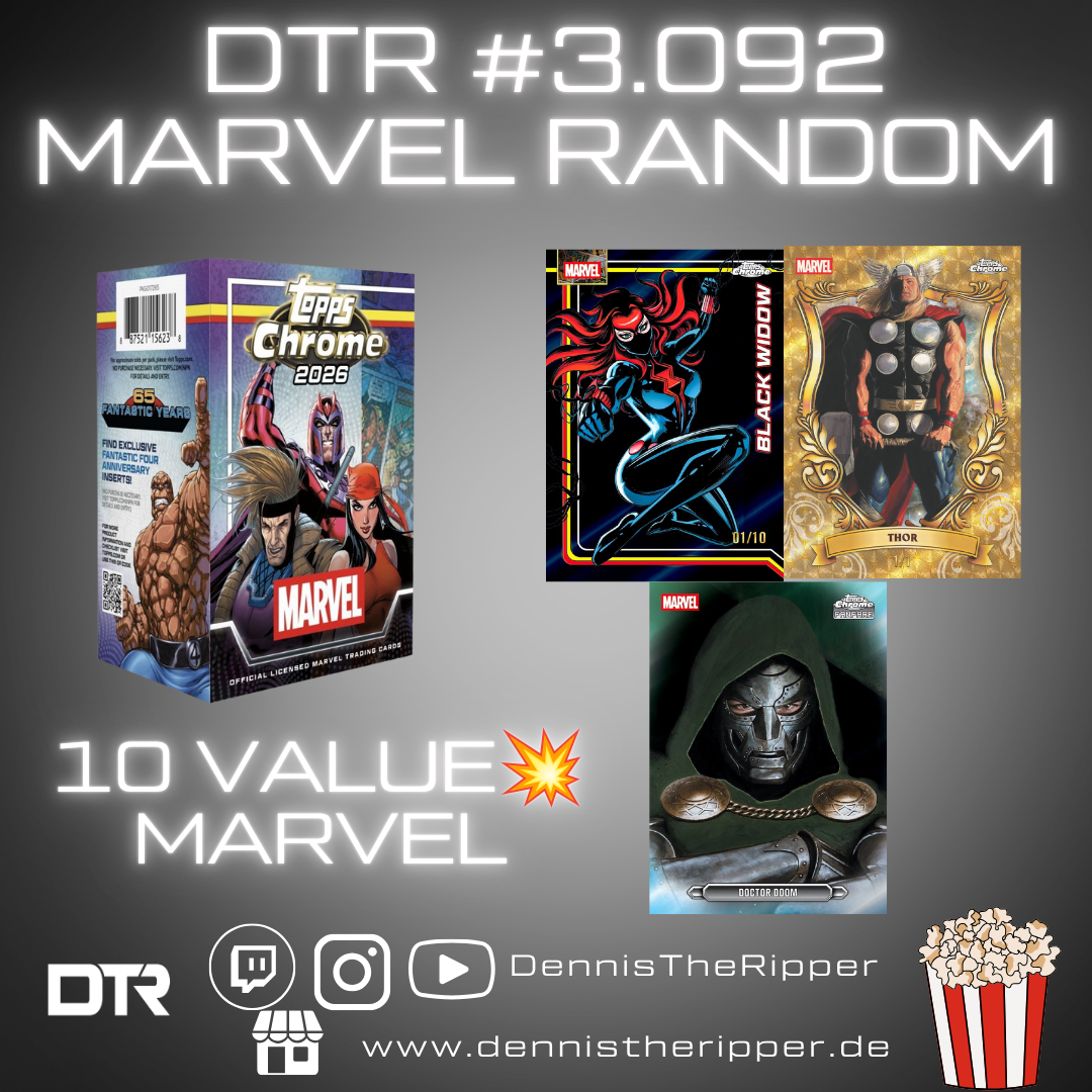 DTR #3092 Marvel Chrome Value 10 Boxer Random Letter Group Break