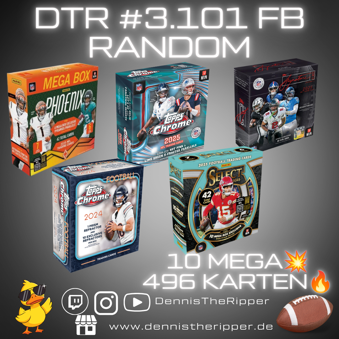 50% Filler DTR #3101 FB 10 Mega Mixer 10 Boxer Random Group Break Free Spot 💥