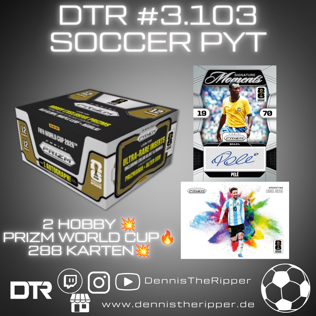 50% Filler GIGAFILLER! DTR #3103 Soccer Prizm World Cup 2 Boxer PYT Group Break