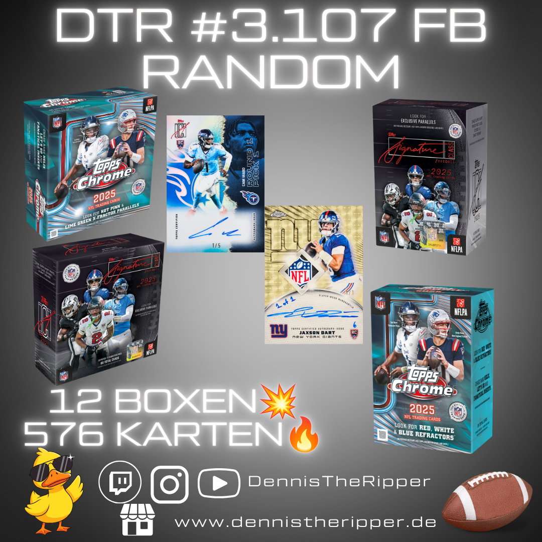 DTR #3107 FB Chrome x Signature Mixer 12 Boxer Random Group Break Free Spot 💥