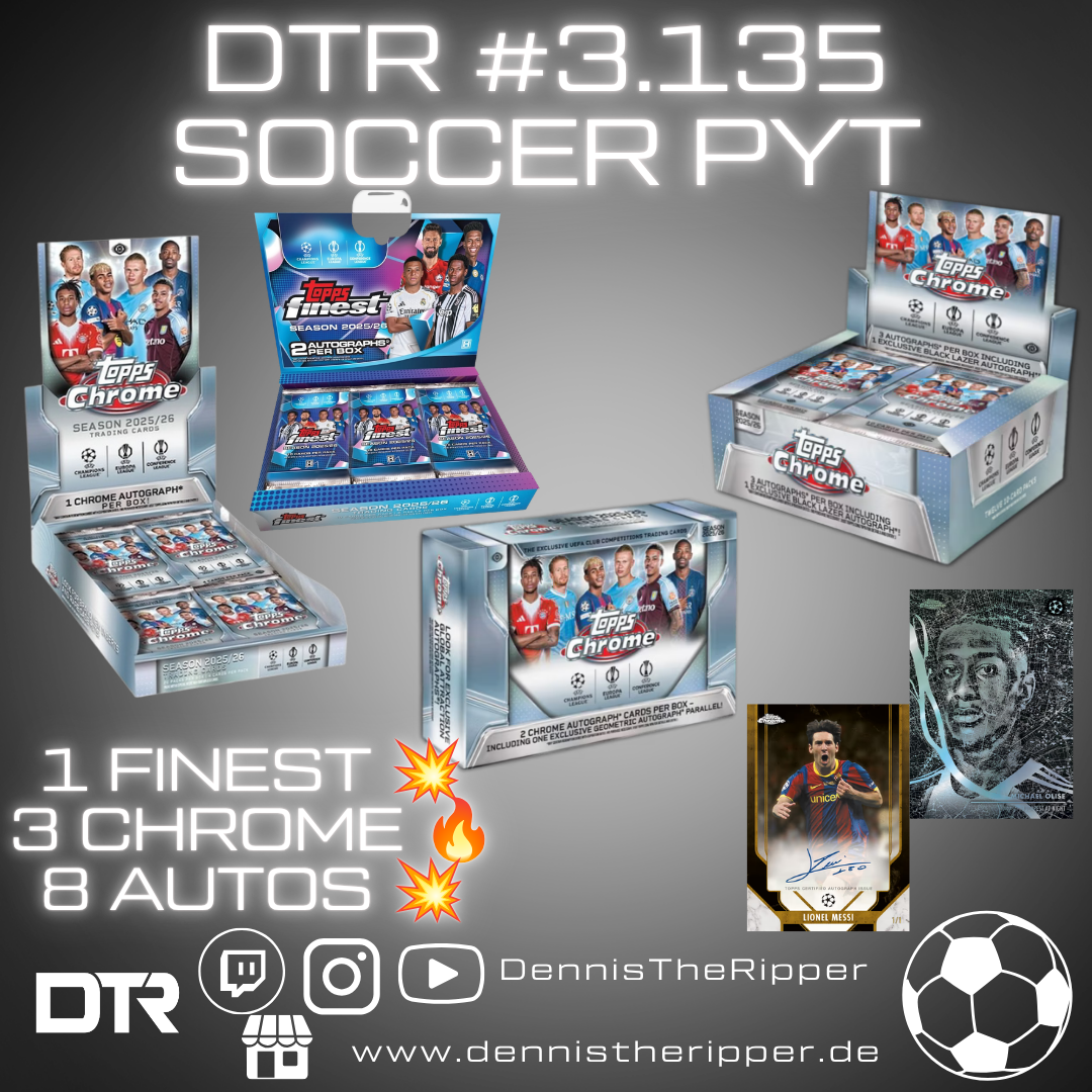 DTR #3135 Soccer Chrome x Finest Mixer 4 Boxer PYT/PYP Group Break