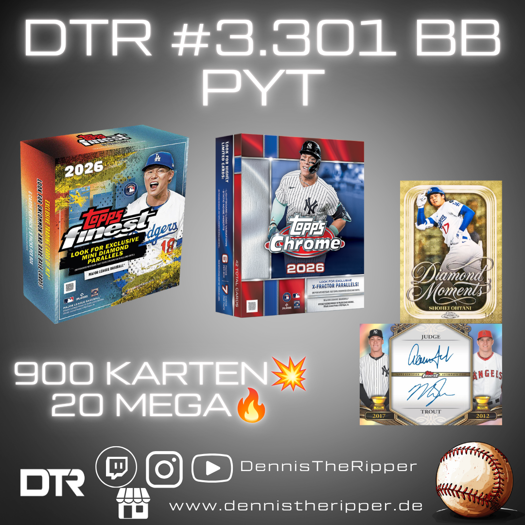 DTR #3301 BB Chrome x Finest Mega Half Case PYT Group Break
