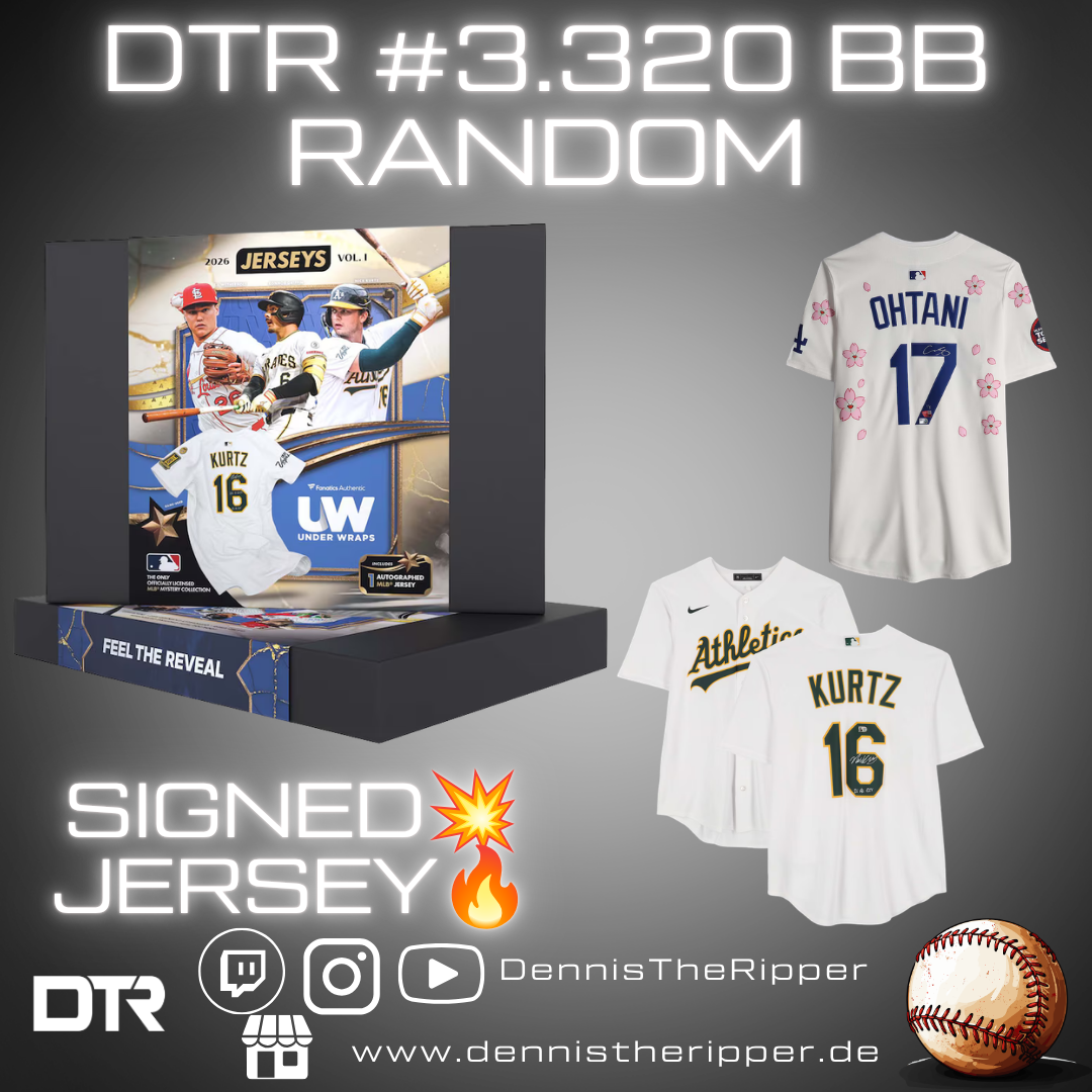 50% Filler DTR #3320 BB 2026 Underwraps Jerseys 1 Box Random Group Break