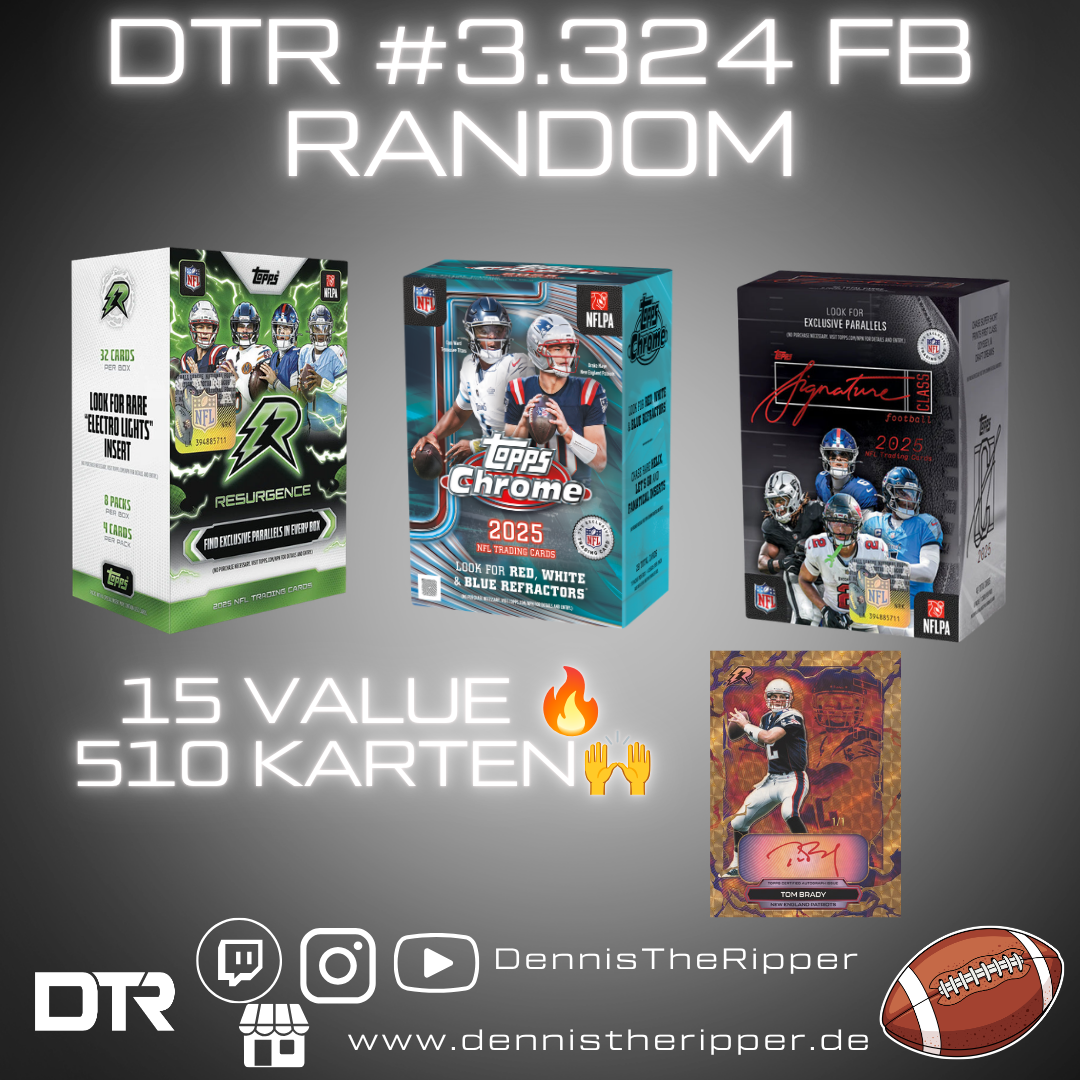 DTR #3324 FB Resurgence x Chrome x Signatures 15 Boxer Random Group Break Free Spot 💥
