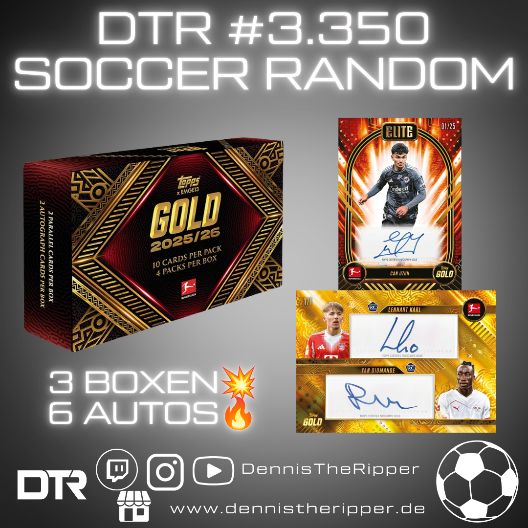DTR #3350 Soccer Gold Bundesliga 3 Boxer Random Group Break