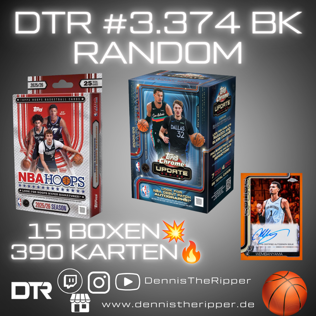 DTR #3374 BK Chrome Update x Hoops 15 Boxer Random Group Break