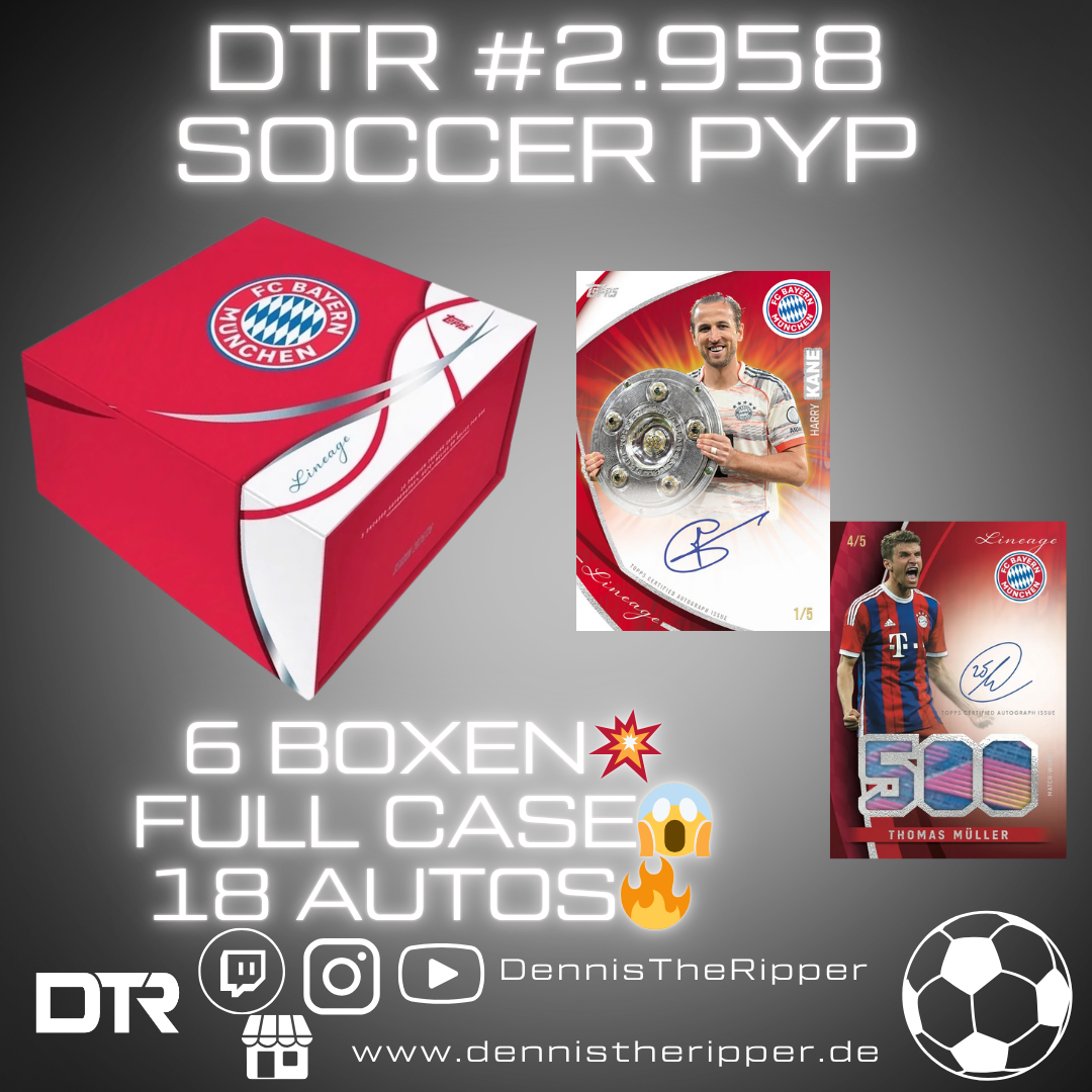 DTR #2958 Soccer FC Bayern Lineage Full Case PYT/PYP Group Break