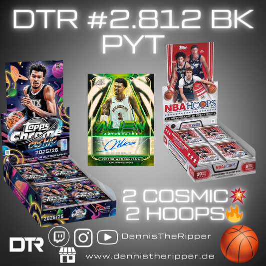 10 Filler 5 Sieger DTR #2812 BK Cosmic x Hoops 4 Boxer PYT Group Break