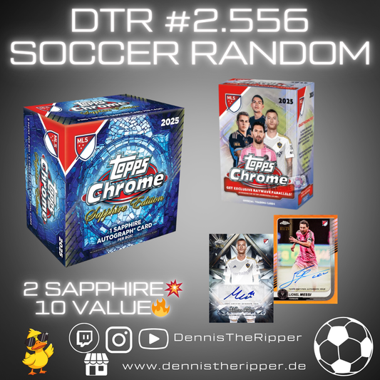 DTR #2556 Soccer MLS Sapphire x Value Mixer 12 Boxer Random Group Break Free Spot 💥