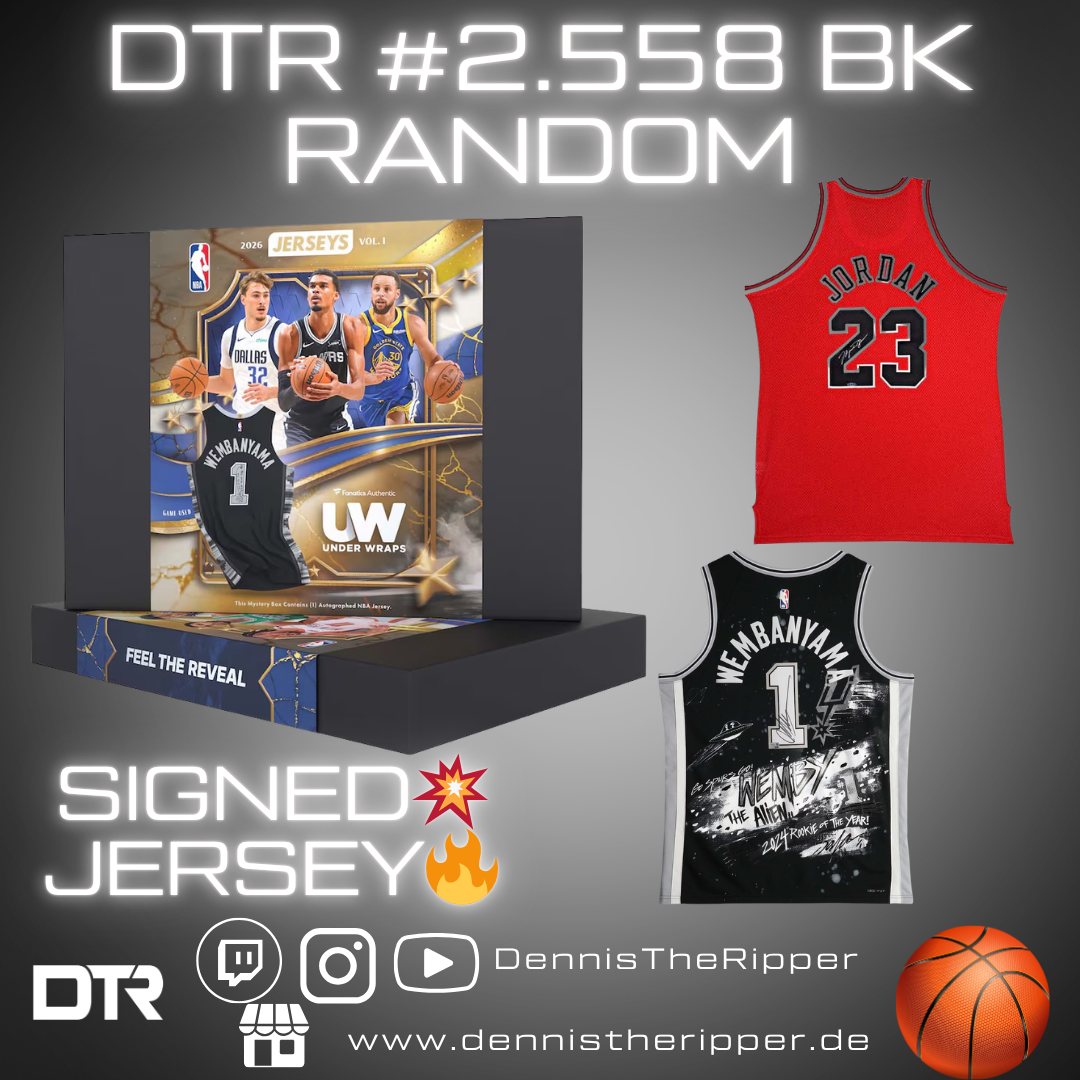50% Filler DTR #2558 BK Fanatics Under Wraps Mystery Jersey 1 Box Random Group Break